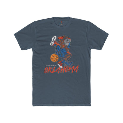 Adult Oklahoma Die Hard Slam Thunder Graphic Tee