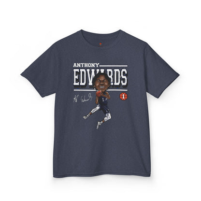 Kids Sporty Graphic Tee, Basketball Fan Shirt, Anthony Edwards Tee, Kids Casual Wear, Sports Gift, Youth T-Shirt
