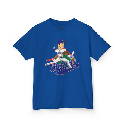 Kids Baseball Ohtani Tee, Youth Sports Shirt, Childrens Team Apparel, Baseball Fan Gift, Activewear for Boys and Girls