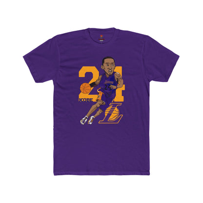 Adult Kobe Bryant Unisex Cotton Crew Tee, Basketball Fan Shirt, Retro Graphic Tee