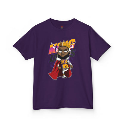 Kids King James Graphic Tee - Perfect Gift for Young Fans!