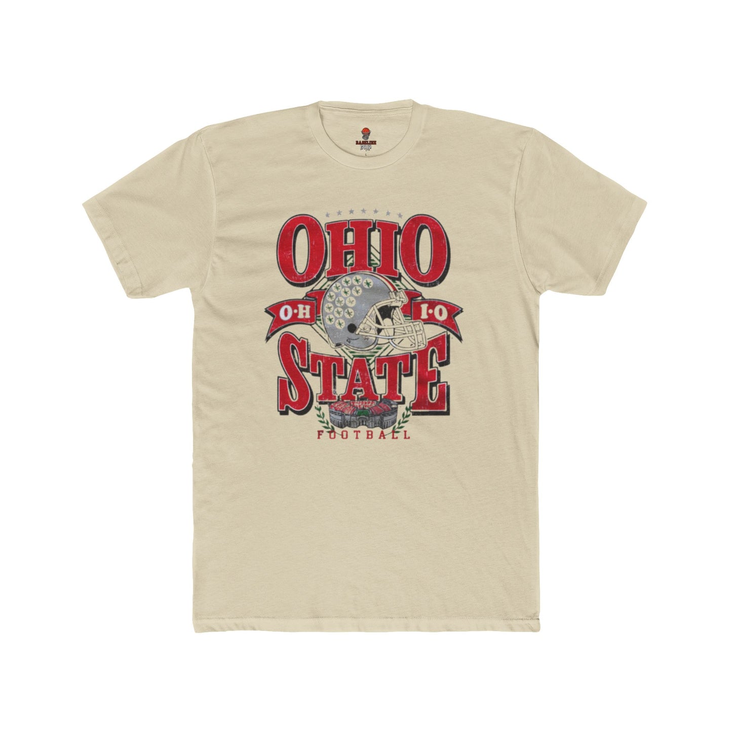 Adult Ohio State Football Unisex Cotton Crew Tee, Game Day Shirt, College Apparel, Sports Gift, Team Pride Tee