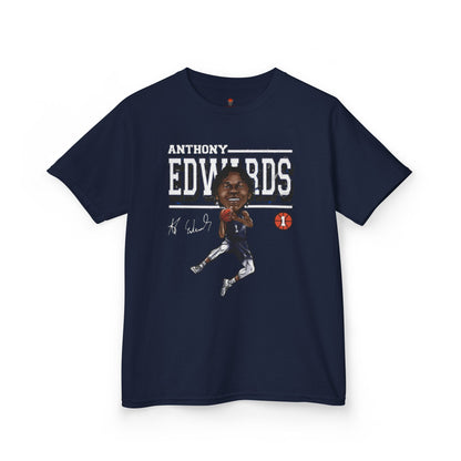 Kids Sporty Graphic Tee, Basketball Fan Shirt, Anthony Edwards Tee, Kids Casual Wear, Sports Gift, Youth T-Shirt