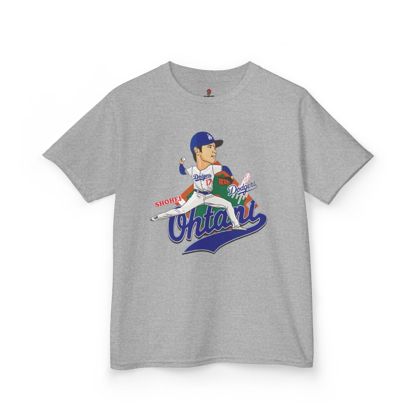 Kids Baseball Ohtani Tee, Youth Sports Shirt, Childrens Team Apparel, Baseball Fan Gift, Activewear for Boys and Girls