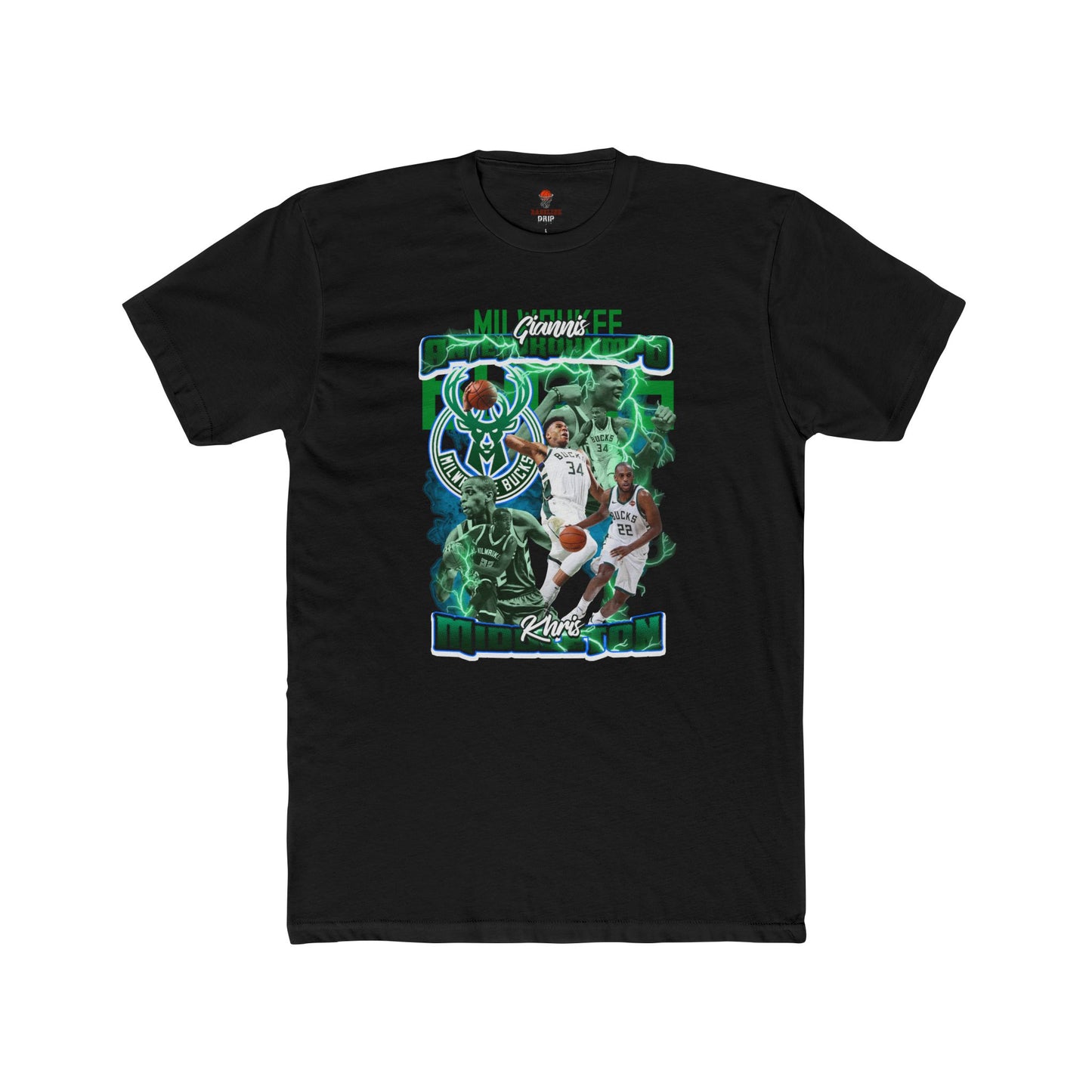 Adult Bucks Basketball Fan Tee, Unisex Cotton Crew T-Shirt, Sports Apparel, Athletic Gift, Retro Graphic Tee