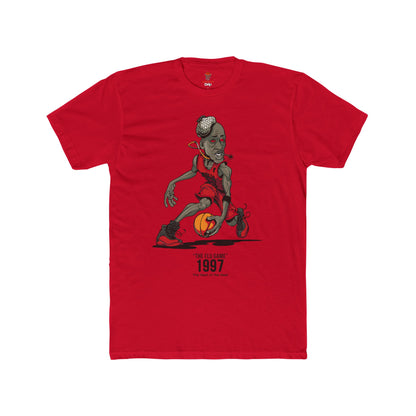 Adult Michael Jordan Retro Flu Game Unisex Heavy Cotton Tee - Basketball Inspired Apparel