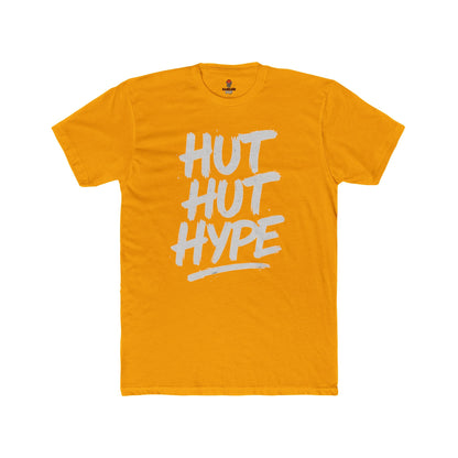 Adult Graphic Tee - Hut Hut Hype Unisex Cotton Crew Tee