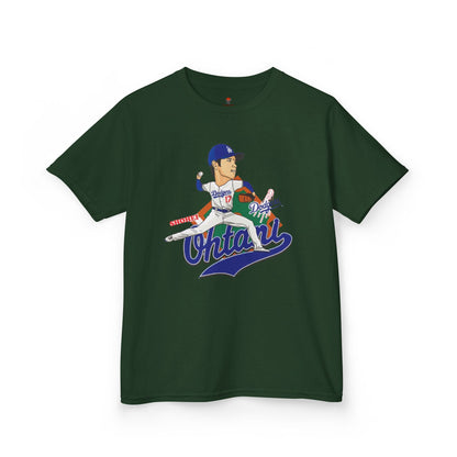 Kids Baseball Ohtani Tee, Youth Sports Shirt, Childrens Team Apparel, Baseball Fan Gift, Activewear for Boys and Girls