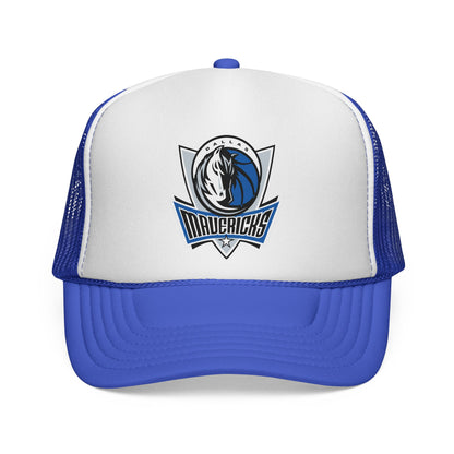 Dallas Mavericks Trucker Cap - Sporty Mesh Hat, Perfect for Game Day, NBA Fans, Gifts for Basketball Lovers, Summer Wear