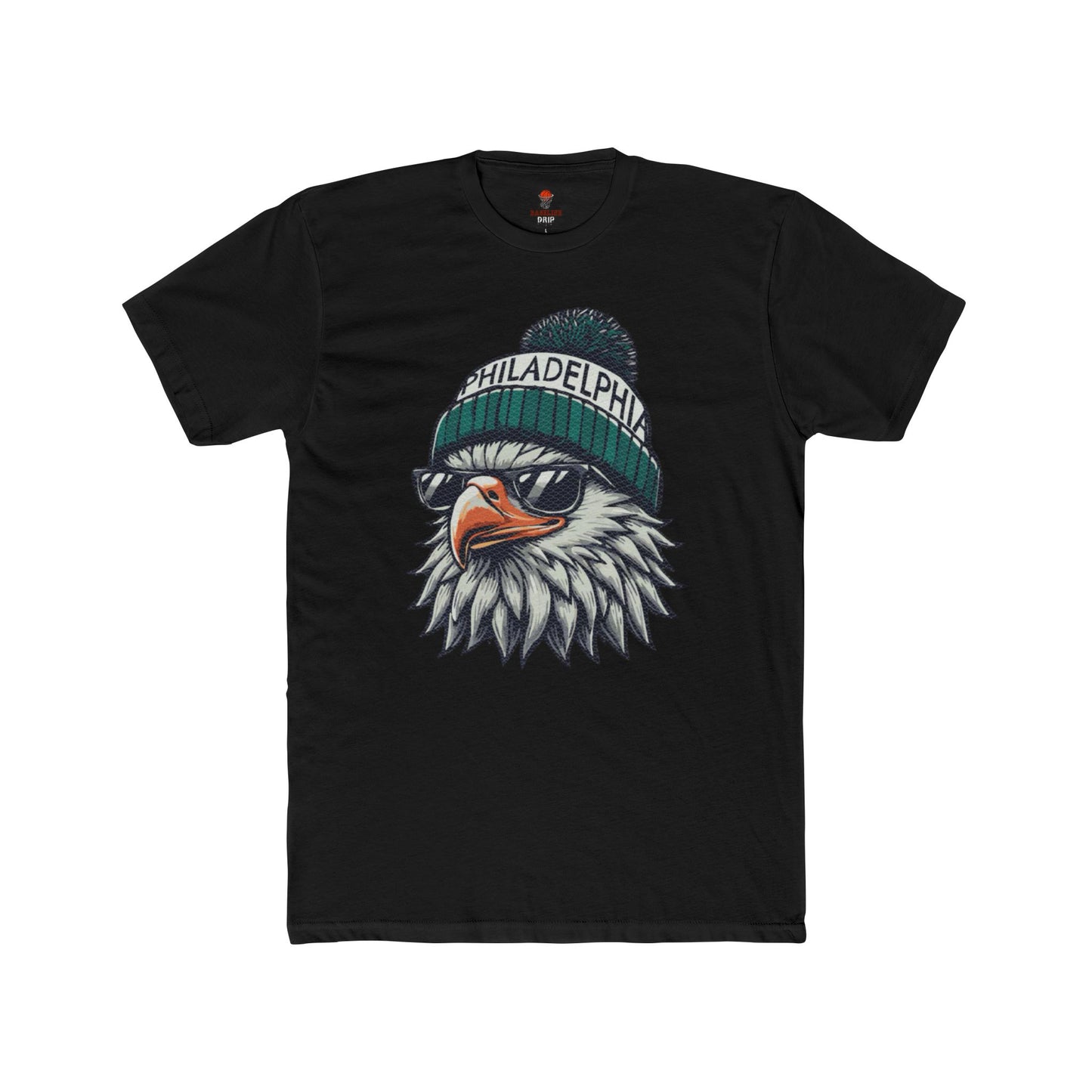Adult Crew Tee Eagles Cap Graphic T-Shirt