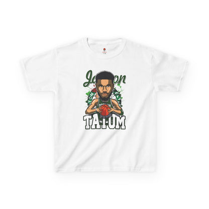 Kids Jason Tatum Anime Basketball Fan Unisex Heavy Cotton Tee