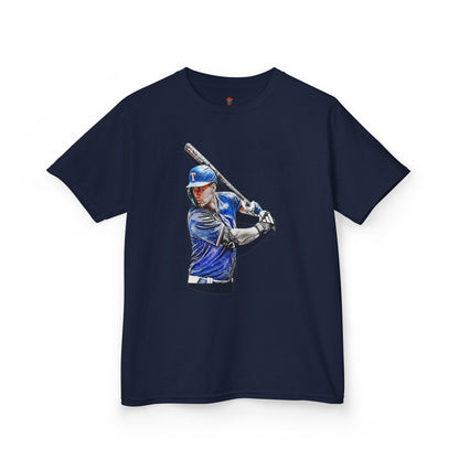 Kids Corey Seager Baseball Player Tee - Perfect for Sports Fanatics, Birthday Gifts, Team Spirit Wear, Summer Outfits, Youth Sports Apparel