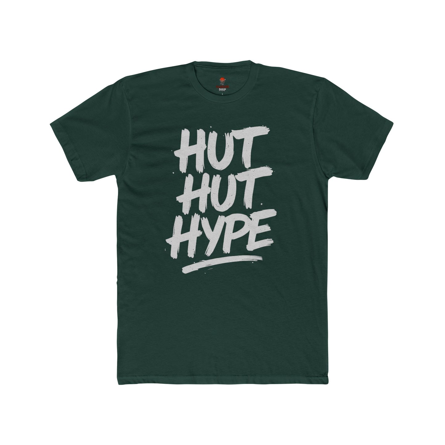 Adult Graphic Tee - Hut Hut Hype Unisex Cotton Crew Tee