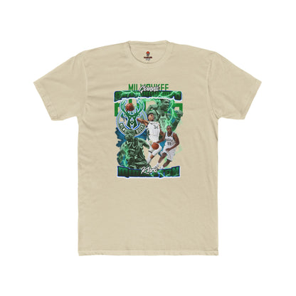 Adult Bucks Basketball Fan Tee, Unisex Cotton Crew T-Shirt, Sports Apparel, Athletic Gift, Retro Graphic Tee