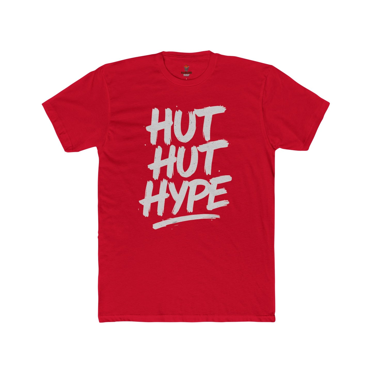 Adult Graphic Tee - Hut Hut Hype Unisex Cotton Crew Tee