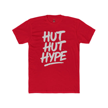 Adult Graphic Tee - Hut Hut Hype Unisex Cotton Crew Tee