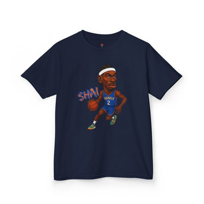 Kids Graphic Tee - Shai OKC Dribble Design