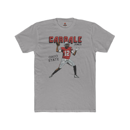 Adult Ohio State Football Tee - Cardale Jones Unisex Crew Shirt, Sports Fan Gift, Game Day Apparel, College Football Merchandise