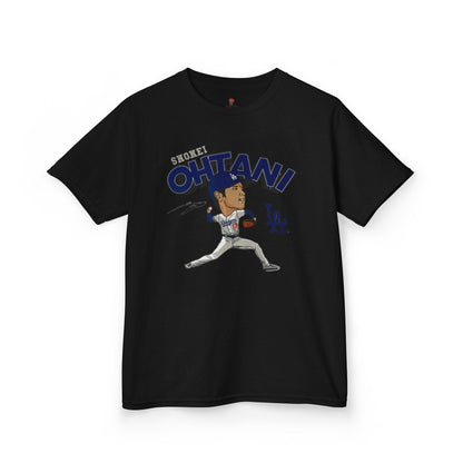 Kids Sports Shohei Tee, Youth Baseball Shirt, Kids Gift for Sports Fans, Playtime Apparel, Birthday Gift for Boys and Girls