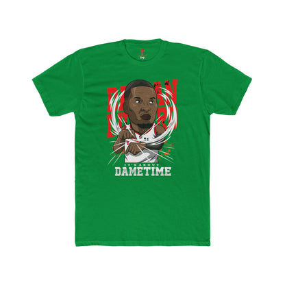 Adult Dame Time Unisex Cotton Crew Tee - Perfect for Basketball Fans