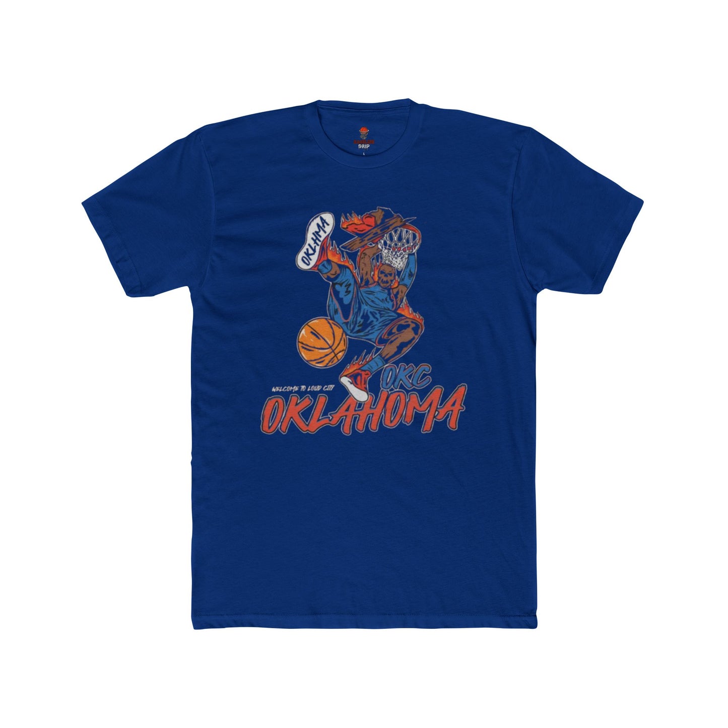 Adult Oklahoma Die Hard Slam Thunder Graphic Tee