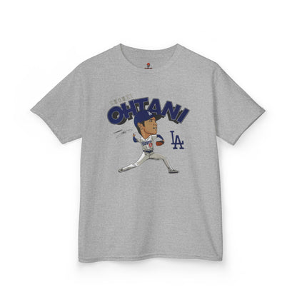 Kids Sports Shohei Tee, Youth Baseball Shirt, Kids Gift for Sports Fans, Playtime Apparel, Birthday Gift for Boys and Girls