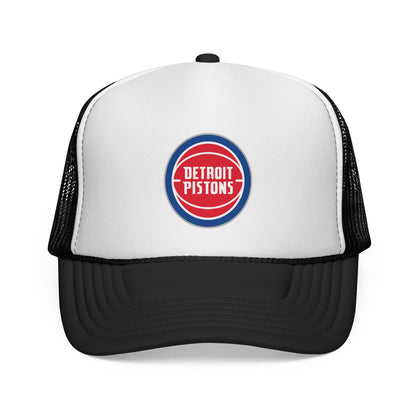 Detroit Pistons Trucker Cap - Sporty Mesh Hat, Perfect for Game Day, NBA Fans, Gifts for Basketball Lovers, Summer Wear