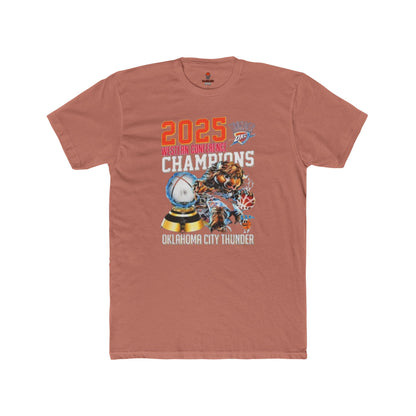 Adult OKC Thunder Mascot Western Champ Graphic Tee