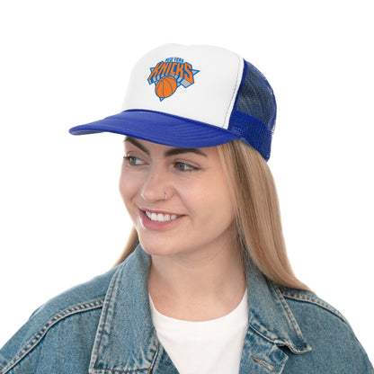 New York Knicks Trucker Cap - Sporty Mesh Hat, Perfect for Game Day, NBA Fans, Gifts for Basketball Lovers, Summer Wear