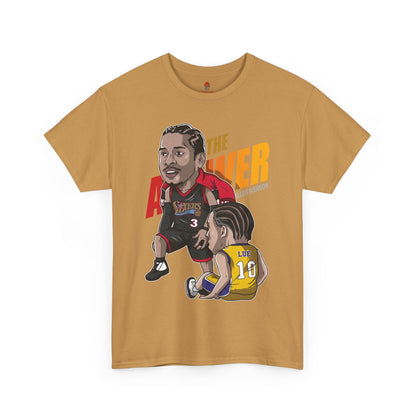 Adult The Answer Stepover Retro Unisex Heavy Cotton Tee - Basketball Inspired Apparel