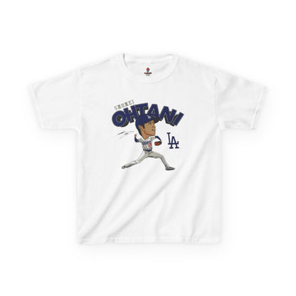 Kids Sports Shohei Tee, Youth Baseball Shirt, Kids Gift for Sports Fans, Playtime Apparel, Birthday Gift for Boys and Girls