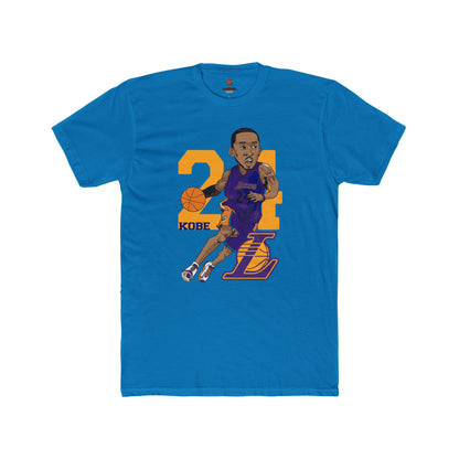Adult Kobe Bryant Unisex Cotton Crew Tee, Basketball Fan Shirt, Retro Graphic Tee