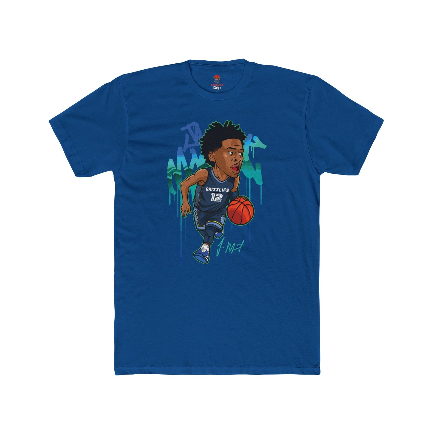 Adult Morant Unisex Cotton Crew Tee - Perfect for Basketball Fans