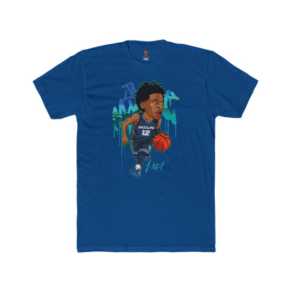 Adult Morant Unisex Cotton Crew Tee - Perfect for Basketball Fans