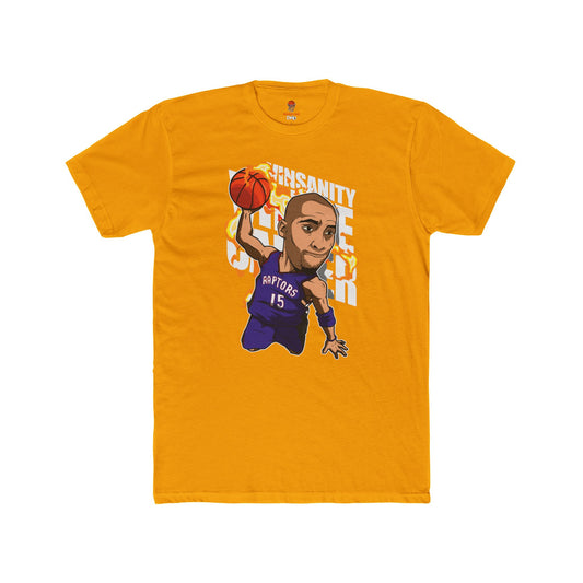 Adult Carter Vinsanity Retro Unisex Cotton Crew Tee - Perfect for Basketball Fans