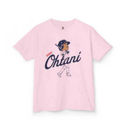 Kids Baseball Ohtani Sports Tee - Fun Baseball Shirt for Kids, Ohtani Graphic Tee, Birthday Gift, Baseball Fan Apparel, Summer Playwear