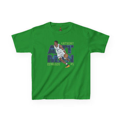 Kids Basketball Fan Tee, Kids Sport Shirt, Anthony Edwards #5 Jersey, Basketball Clothing, Personalized Kids Apparel