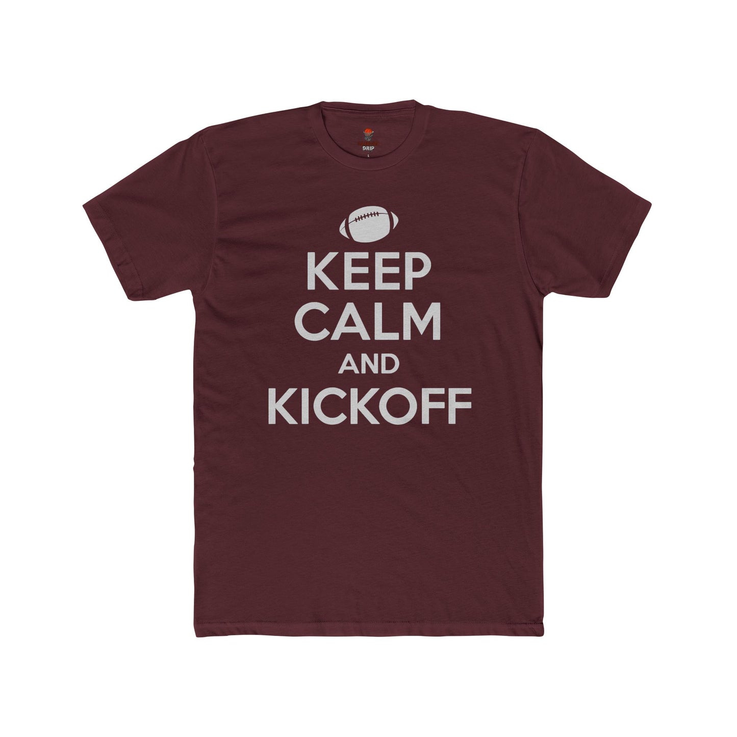 Adult Game Day Keep Calm Graphic Tee