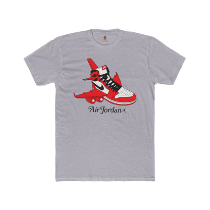 Adult MJ Air Flight Unisex Cotton Crew Tee - Perfect for Basketball Fans