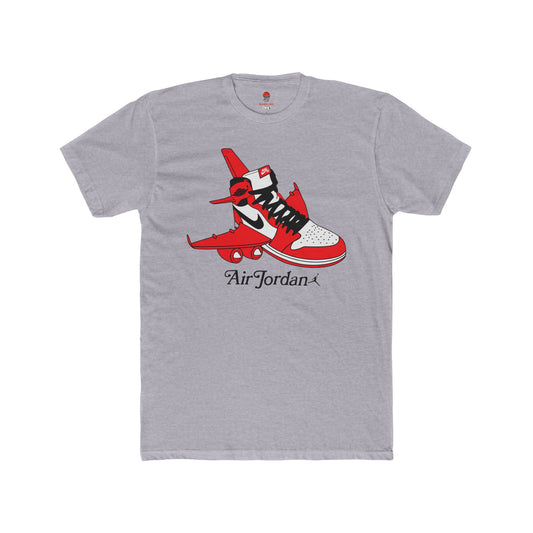 Adult MJ Air Flight Unisex Cotton Crew Tee - Perfect for Basketball Fans