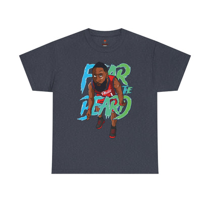 Adult Fear The Beard Harden Unisex Heavy Cotton Tee - Basketball Inspired Apparel