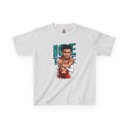 Kids Basketball Tee - Ice Time Unisex Cotton Crew