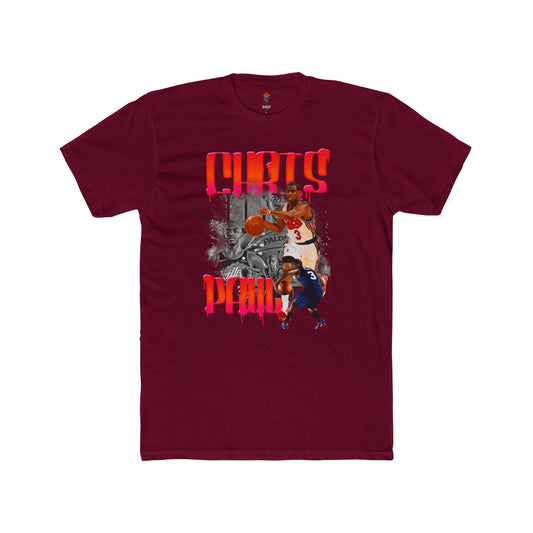 Adult Chris Paul Unisex Cotton Crew Tee, Basketball Shirt, Sports Apparel, Gift for Fans, Casual Style, Team Spirit
