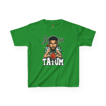 Kids Jason Tatum Anime Basketball Fan Unisex Heavy Cotton Tee