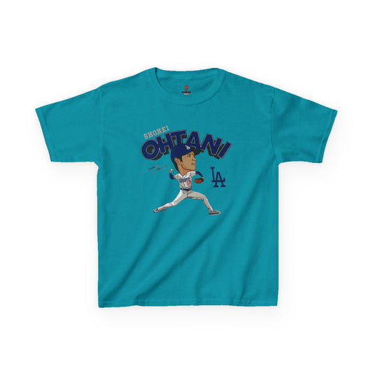 Kids Sports Shohei Tee, Youth Baseball Shirt, Kids Gift for Sports Fans, Playtime Apparel, Birthday Gift for Boys and Girls
