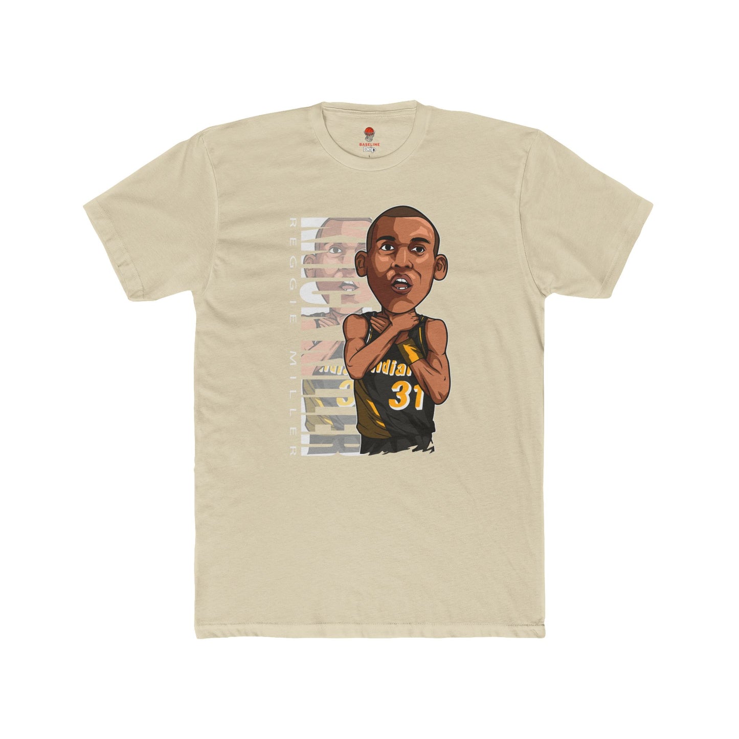 Adult Knick Killer Reggie Retro Unisex Cotton Crew Tee - Perfect for Basketball Fans