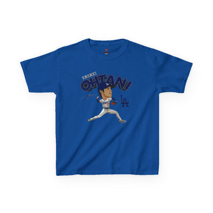 Kids Sports Shohei Tee, Youth Baseball Shirt, Kids Gift for Sports Fans, Playtime Apparel, Birthday Gift for Boys and Girls