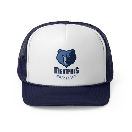 Memphis Grizzlies Trucker Cap, Sports Fan Hat, Team Spirit Accessory, Gift for Him, Casual Outdoor Cap