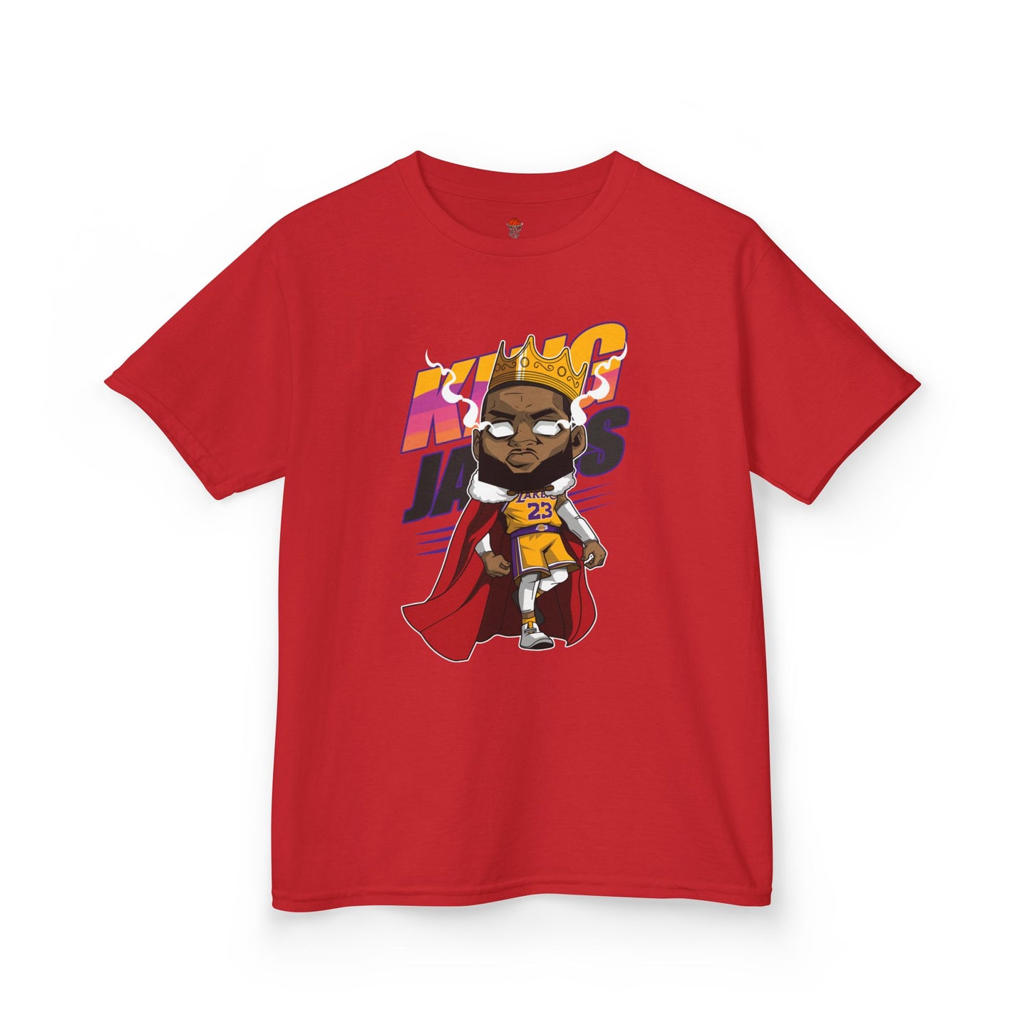 Kids King James Graphic Tee - Perfect Gift for Young Fans!