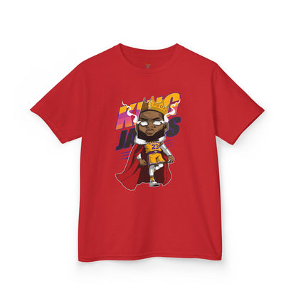 Kids King James Graphic Tee - Perfect Gift for Young Fans!